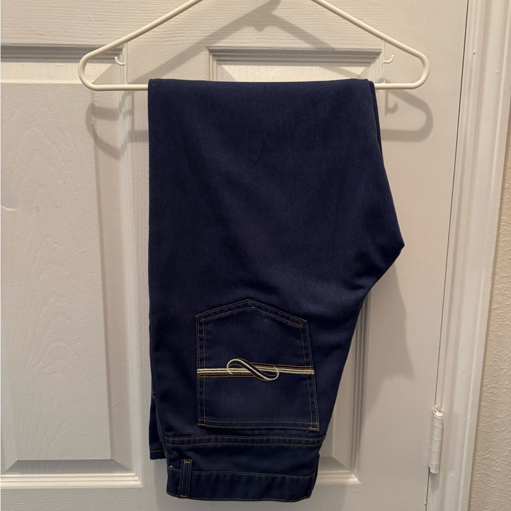 Vintage Late 70’s Early 80’s Denim With Back Pocket Design